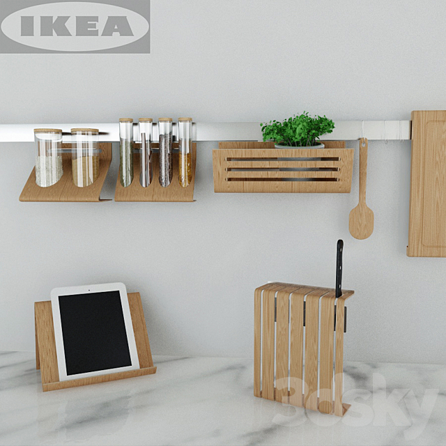 IKEA kitchen set Rimforsa 3DSMax File - thumbnail 3