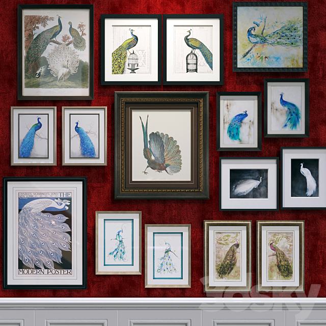 Peacocks Paragon Framed set Free Download