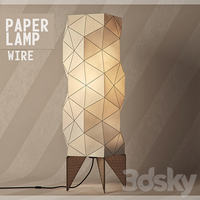Paper Lamp 3d