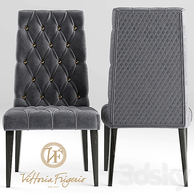 Table and chairs Vittoria Frigerio 3DSMax File - thumbnail 2