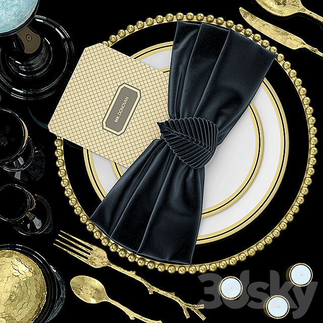 Tableware 3d