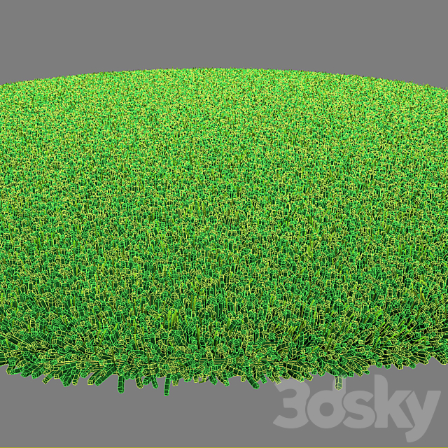 Mat round “grass” 3DSMax File - thumbnail 3