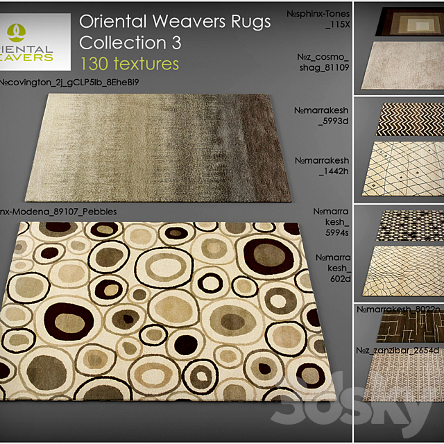 Oriental Weavers rugs3 3DSMax File - thumbnail 1