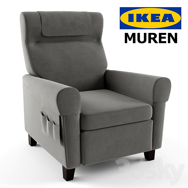 MUREN Recliner by IKEA 3DSMax File - thumbnail 1
