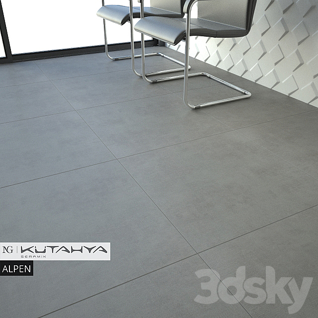 KUTAHYA SERAMIK ALPEN 3d