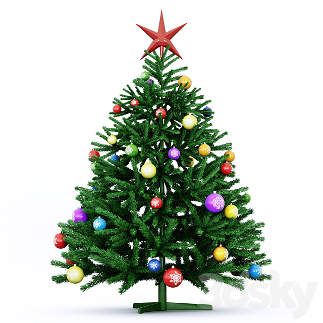 Christmas Tree 3DSMax File - thumbnail 1