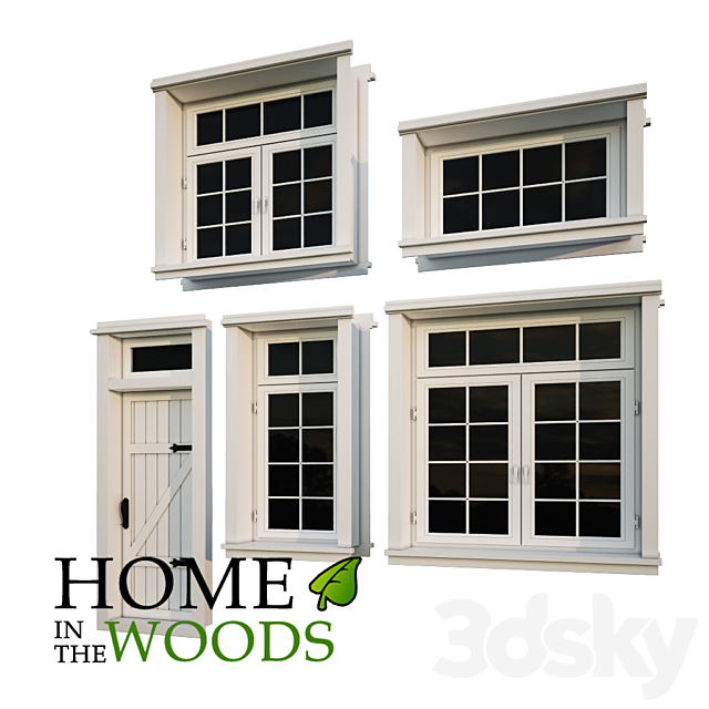 Windows and doors for houses 3DSMax File - thumbnail 2