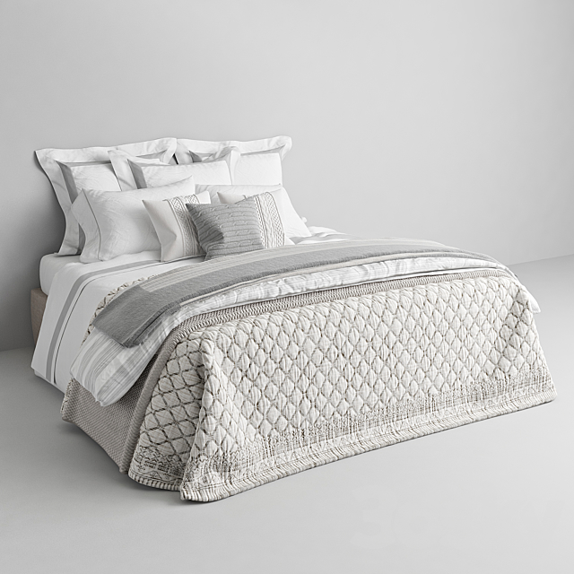 Bed Linen Zara Home 3DSMax File - thumbnail 1