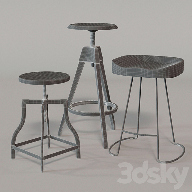 Cosmo Chairs 3DSMax File - thumbnail 3