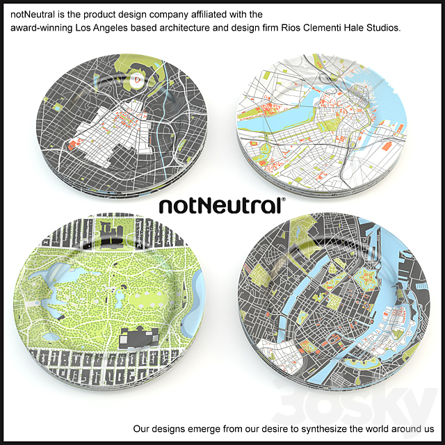 Plate Collections by notNeutral. Set 1 3DSMax File - thumbnail 2