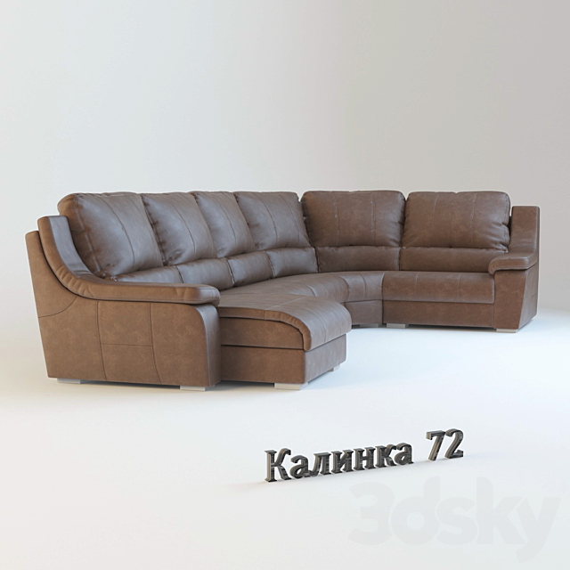 Corner sofa Kalinka 72 3DSMax File - thumbnail 2