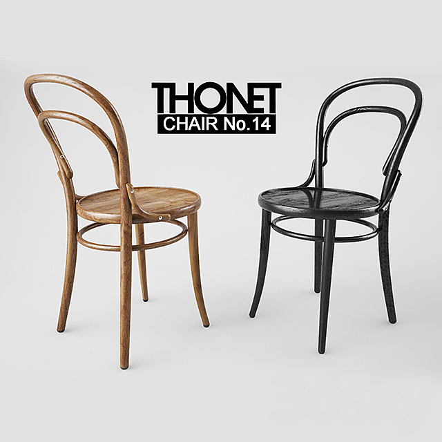 thonet chair No 14 3DSMax File - thumbnail 1