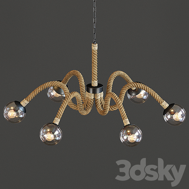 Spider pendant lights 3DSMax File - thumbnail 2