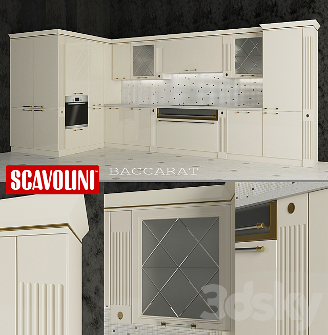 Kitchen Skavolini Baccarat 3DSMax File - thumbnail 1