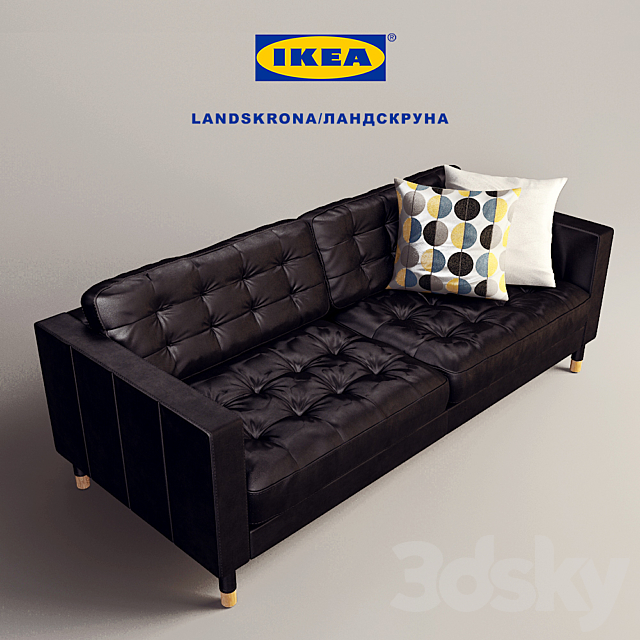 LANDSKRONA _ Landskrona Sofa 3 Seater. Sofa 3-seater 3DSMax File - thumbnail 2
