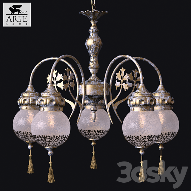 Chandelier ArteLamp Ramses 3d