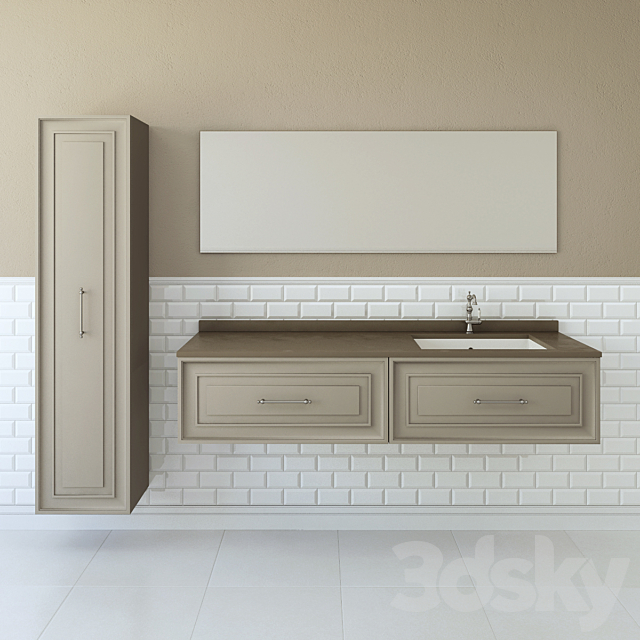 Furniture for bathrooms Gaia Alterego 3DSMax File - thumbnail 1