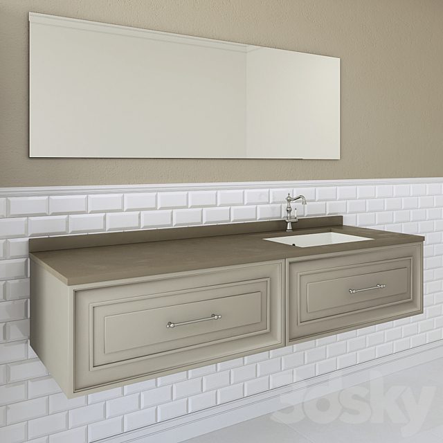 Furniture for bathrooms Gaia Alterego 3DSMax File - thumbnail 3