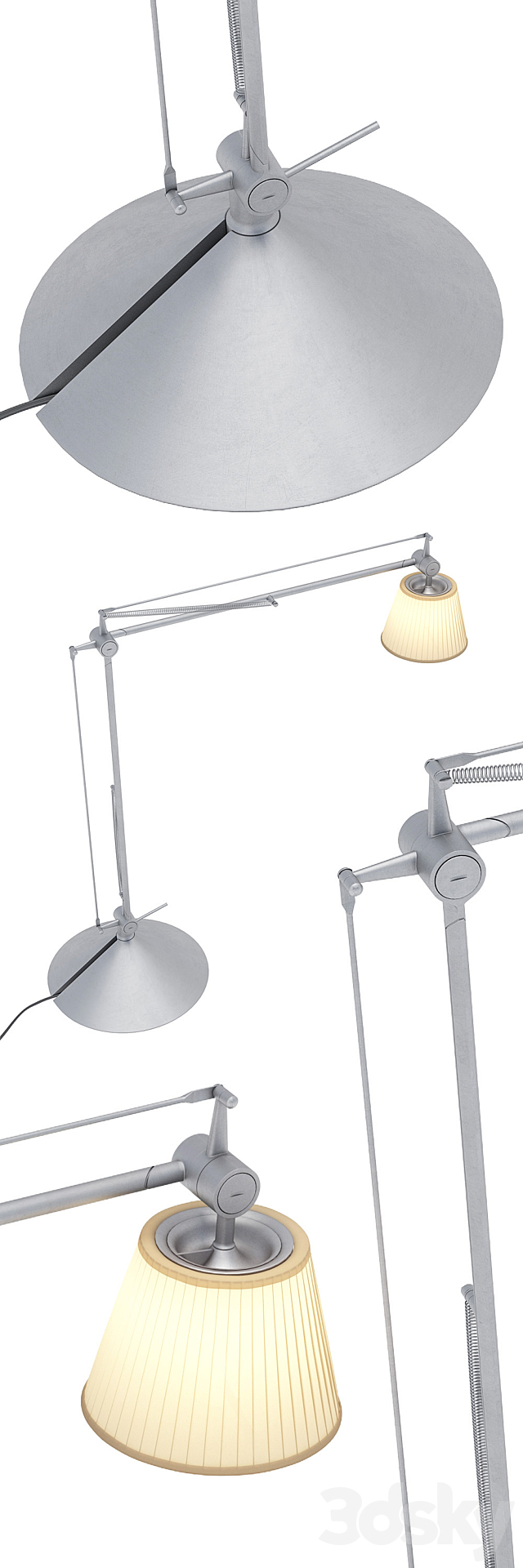 Archimoon Soft Table Lamp Flos 3d