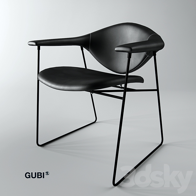 GUBI Masculo Chair 3DSMax File - thumbnail 1