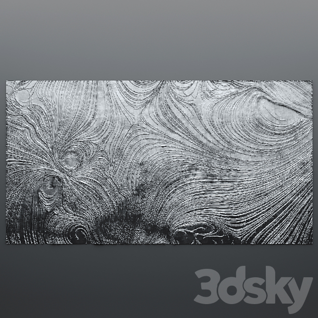Decor for wall. Panel. 3D 3DSMax File - thumbnail 1