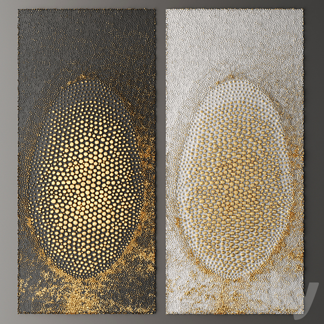 Decor for wall. Panel. 3D Free Download