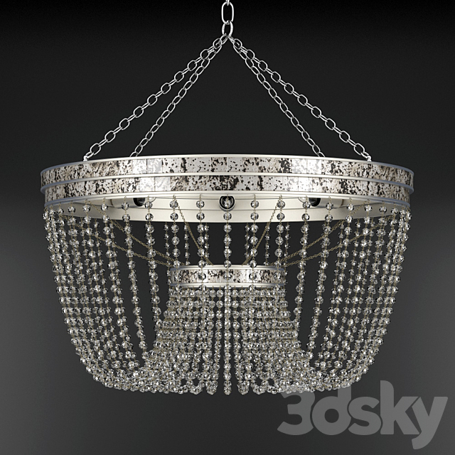 Chandelier Currey & company Highbrow 3DSMax File - thumbnail 1