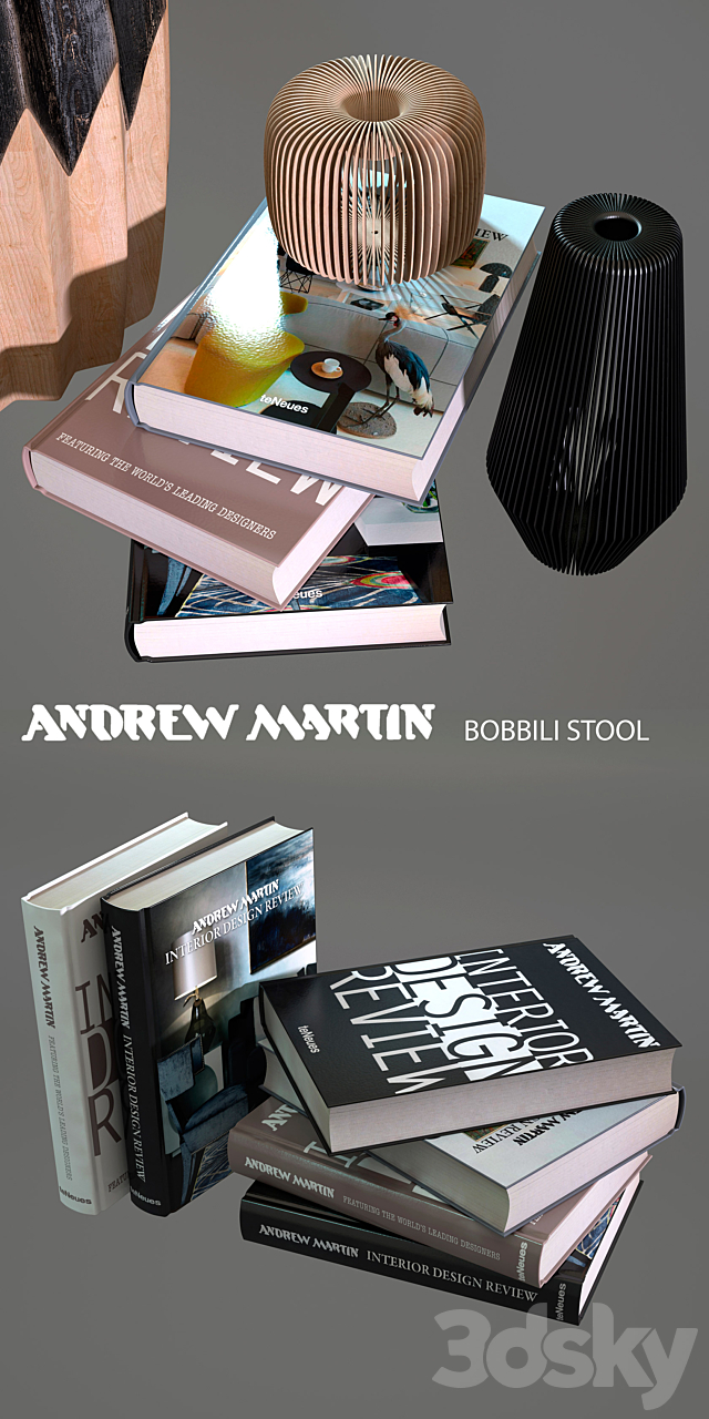 Andrew Martin – Bobbili stool 3DSMax File - thumbnail 2