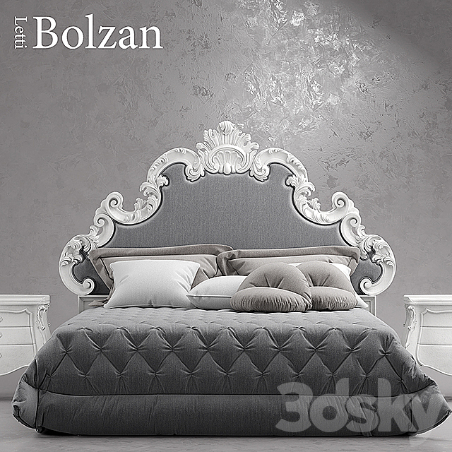 Bed Bolzan Letti FLORENCE CHIC 3d