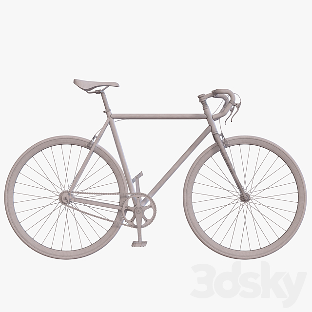 Fixed Gear Bike 3d