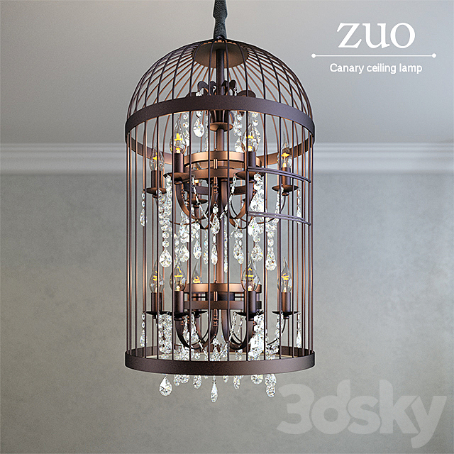 Canary chandelier by ZUO 3DSMax File - thumbnail 1