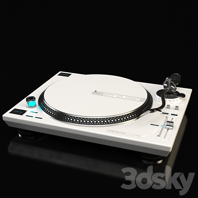 Reloop RP-7000 DJ Turntable 3d