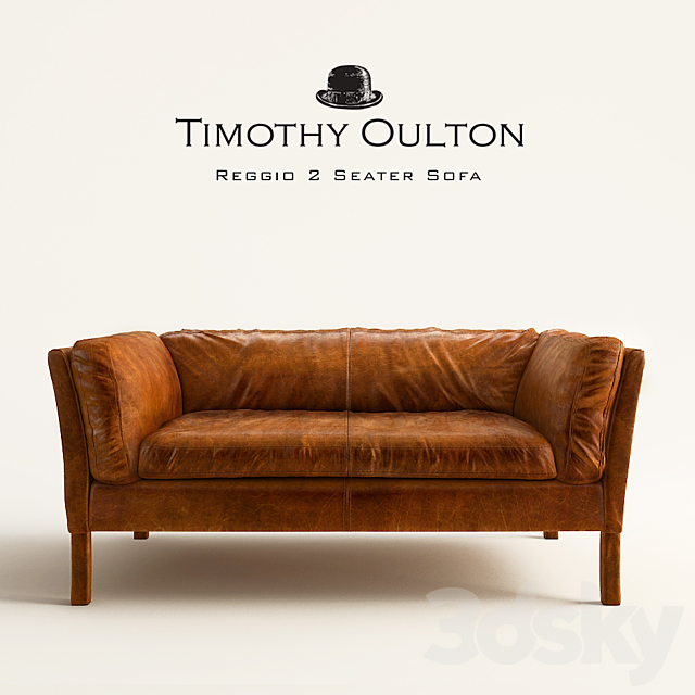 REGGIO 2 SEATER SOFA. Timothy Oulton 3d