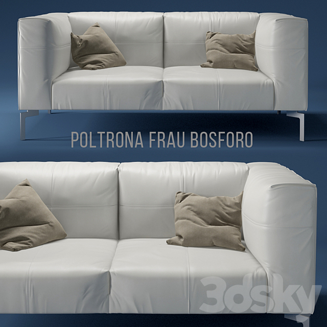 Sofa Poltrona Frau Bosforo 3DSMax File - thumbnail 1