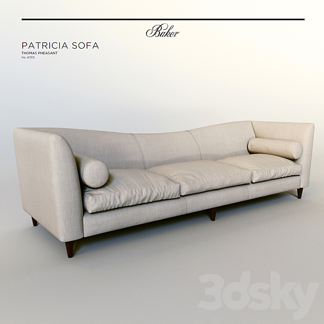 PATRICIA SOFA by Baker Furniture 3DSMax File - thumbnail 3
