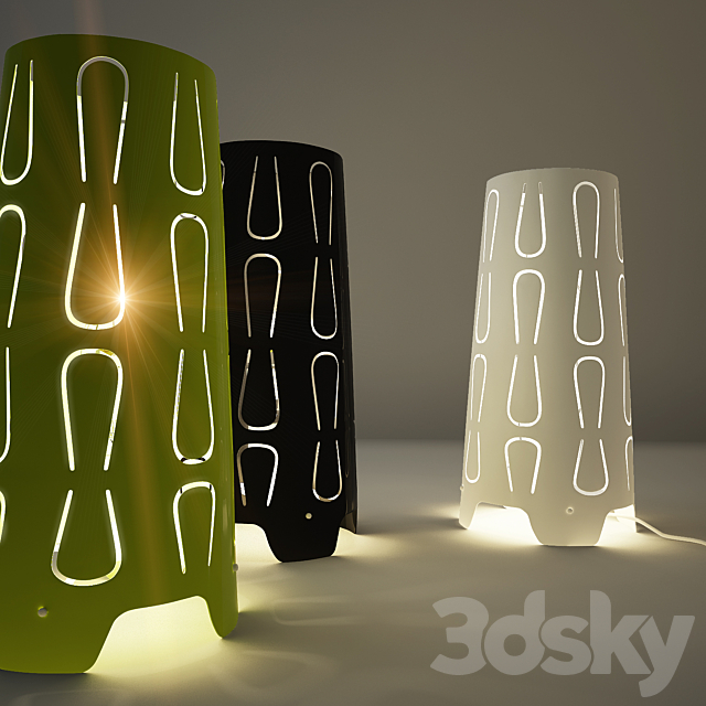 Table lamp Ikea CABIN 3d