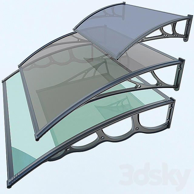 canopy. carport 3DSMax File - thumbnail 2