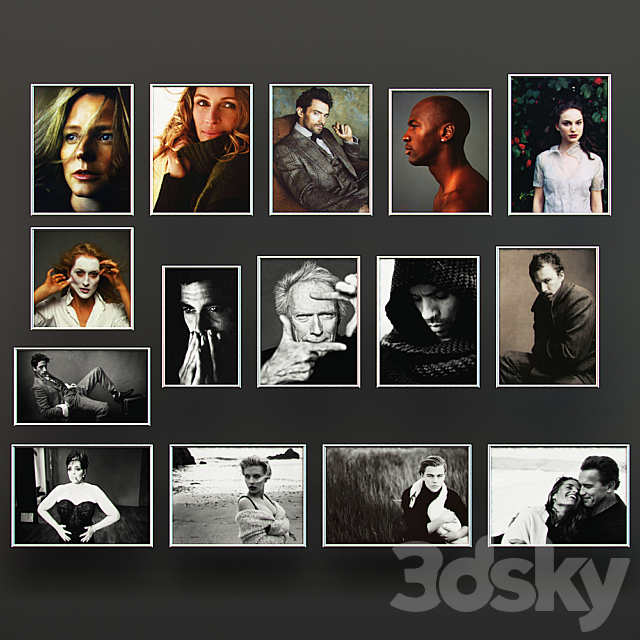 A collection of photos Annie Leibovitz 3d