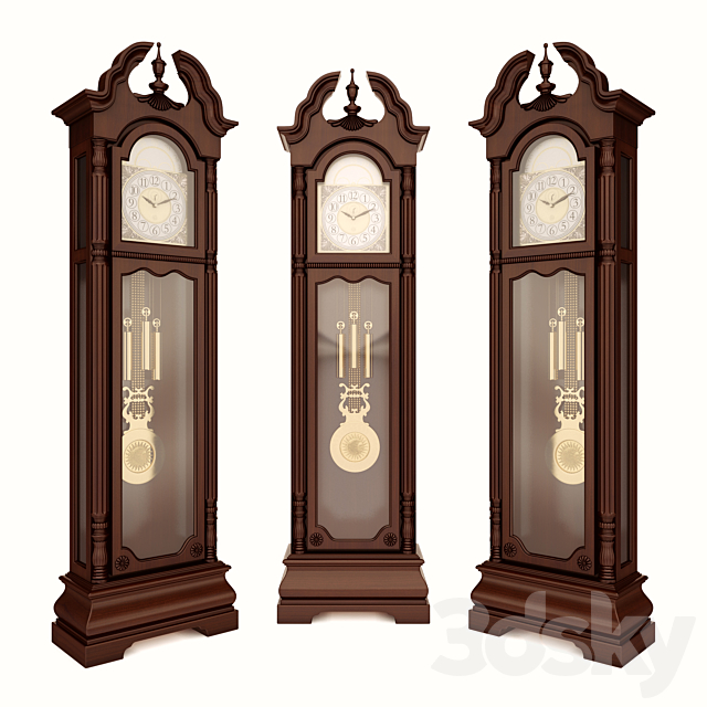 Grandfather Clocks Howard Miller 3DSMax File - thumbnail 1