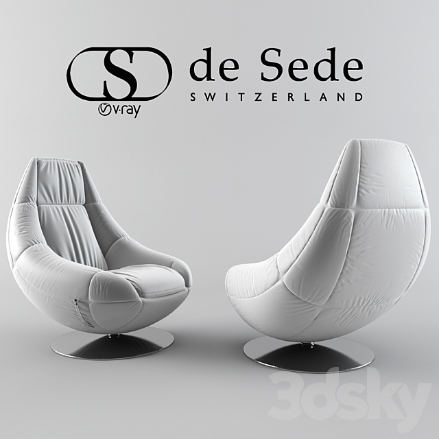 De Sede armchair DS-166 3d