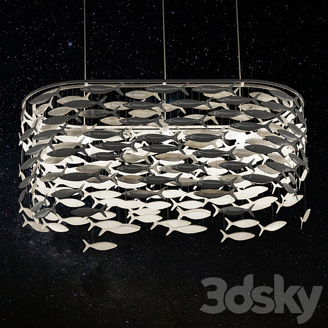 chandelier Shoal 388 (lozenge) 3d