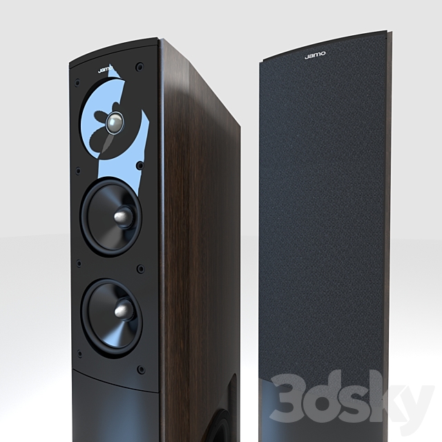 Jamo S606 speakers 3d