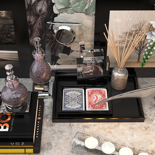 Decoration set 04 3d