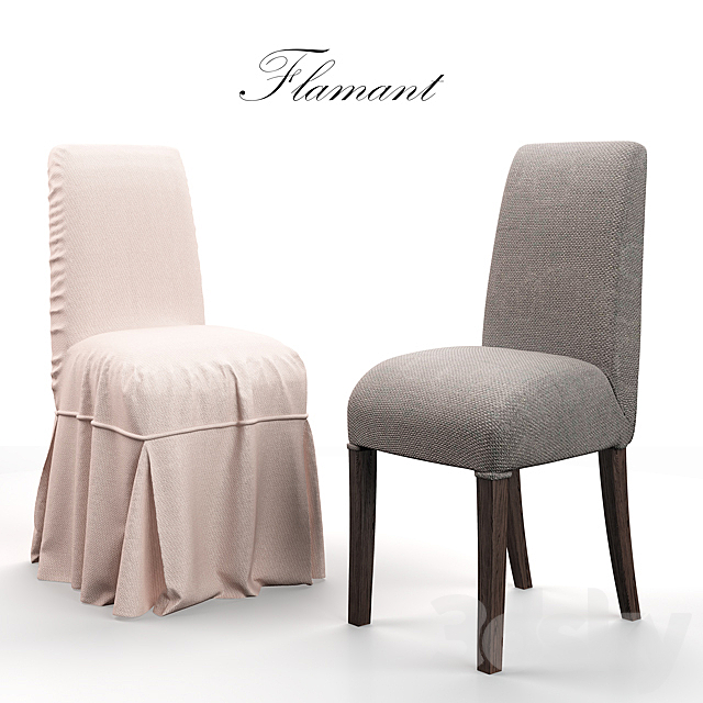 Chair Victoria and Chair Victoria Cover Long By Flamant 3DSMax File - thumbnail 1