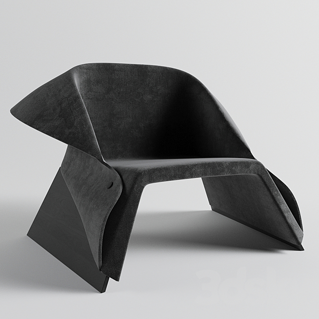 Coat easy chair by Materia 3DSMax File - thumbnail 1
