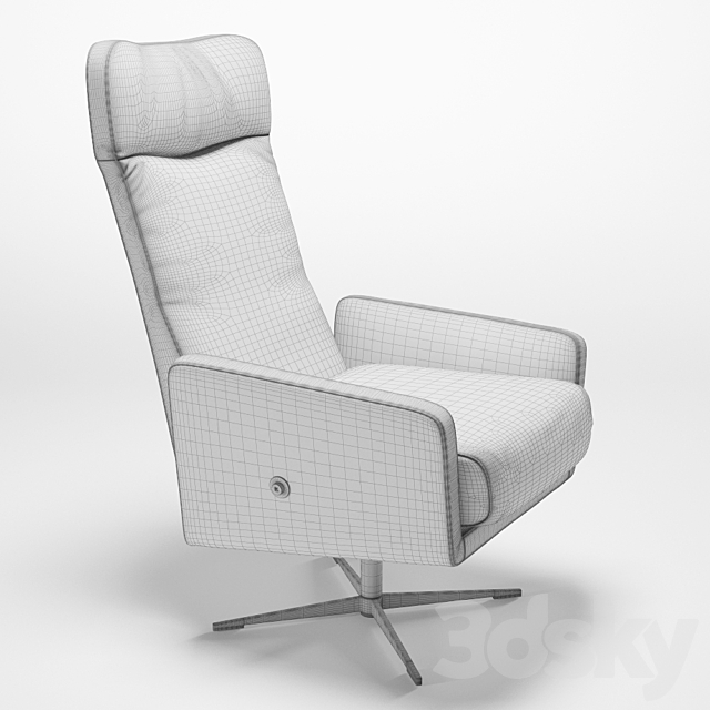 Chair ROLF BENZ 560 3DSMax File - thumbnail 3