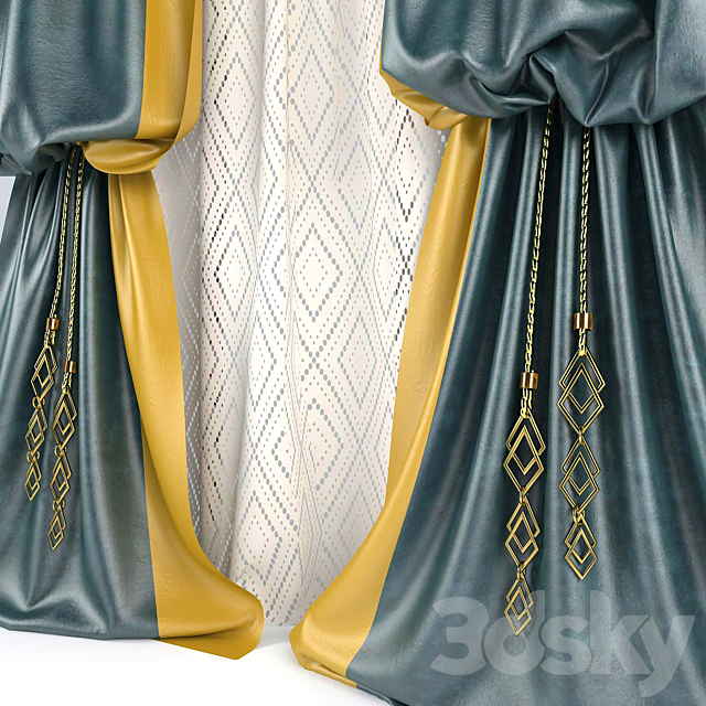 Curtains 04 3d