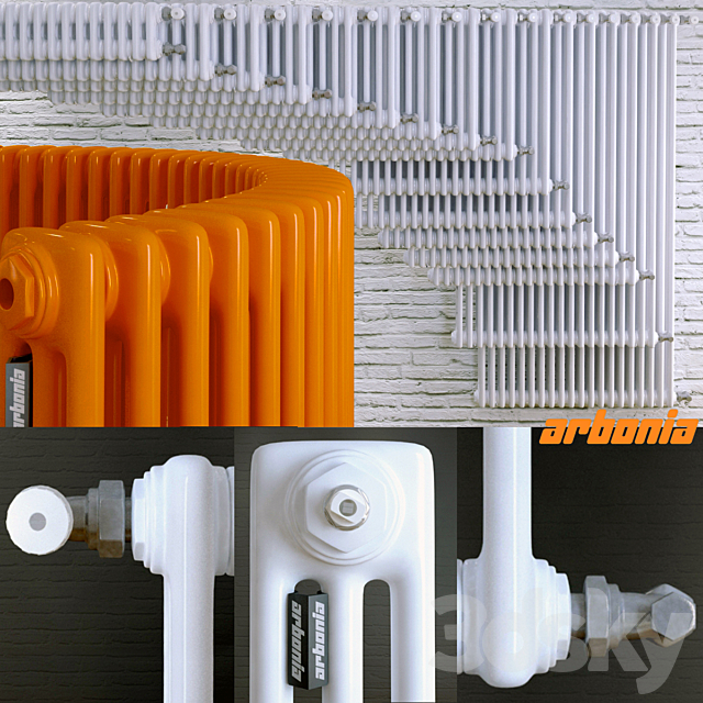 Steel tubular radiators Arbonia 3DSMax File - thumbnail 1