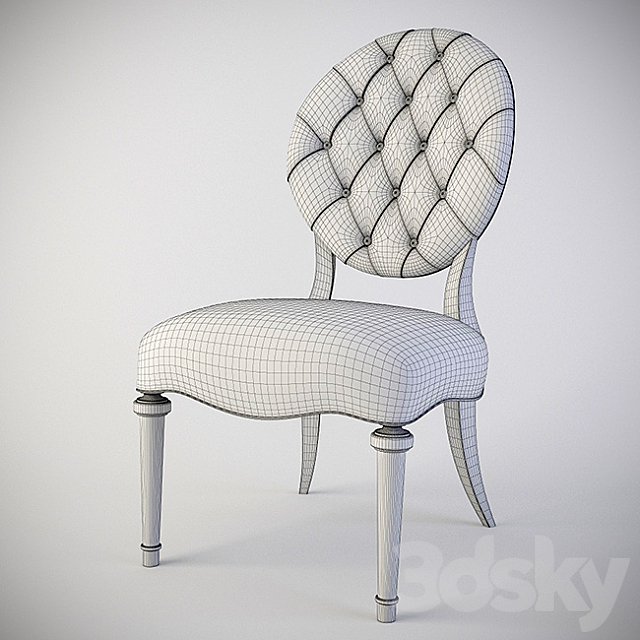 chair Bernhardt Antiquarian Side Chair (365-561) 3DSMax File - thumbnail 3