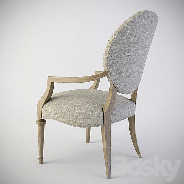 chair Bernhardt Antiquarian Side Chair (365-562) 3DSMax File - thumbnail 2